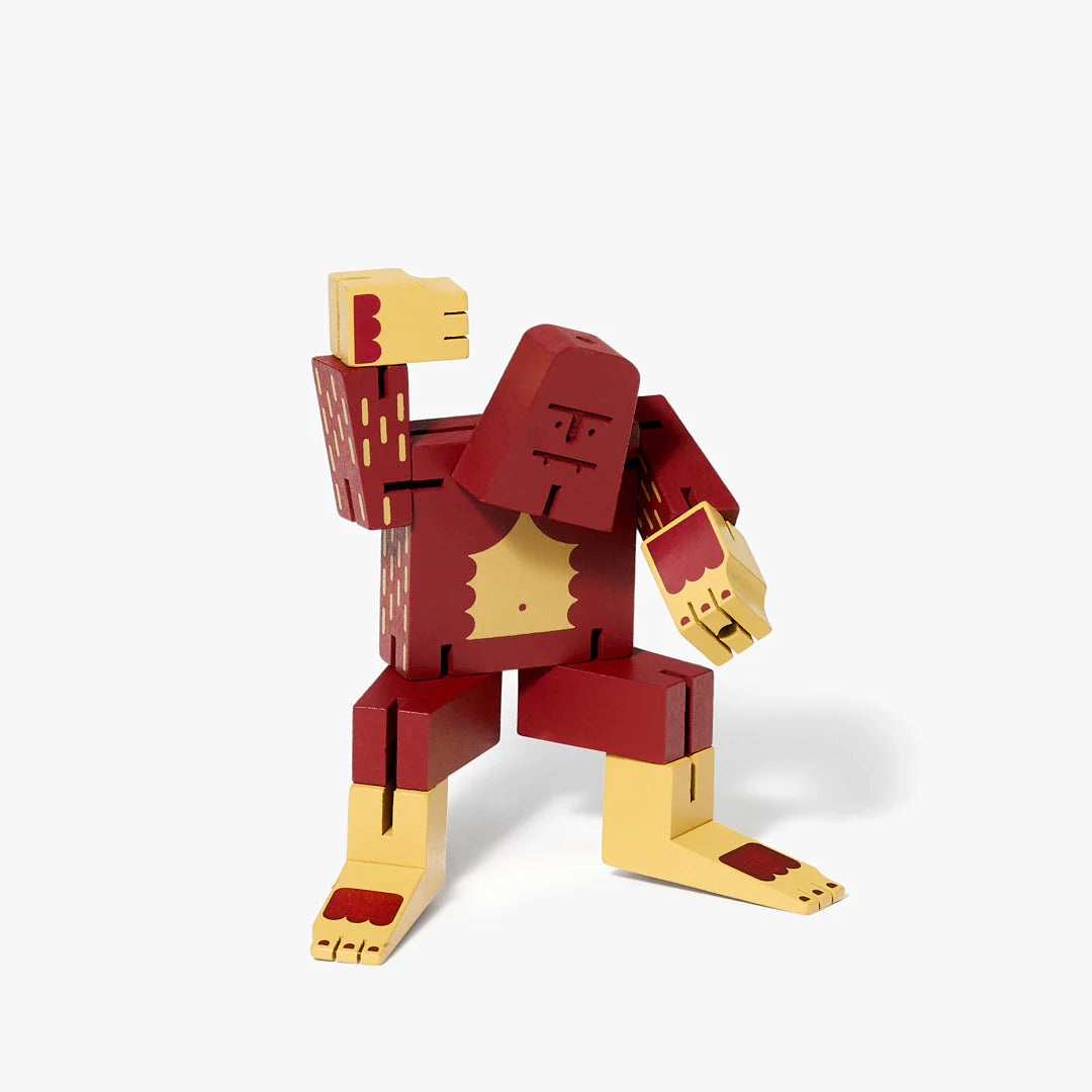 Small Cubebot® Cryptoids Sasquatch Red