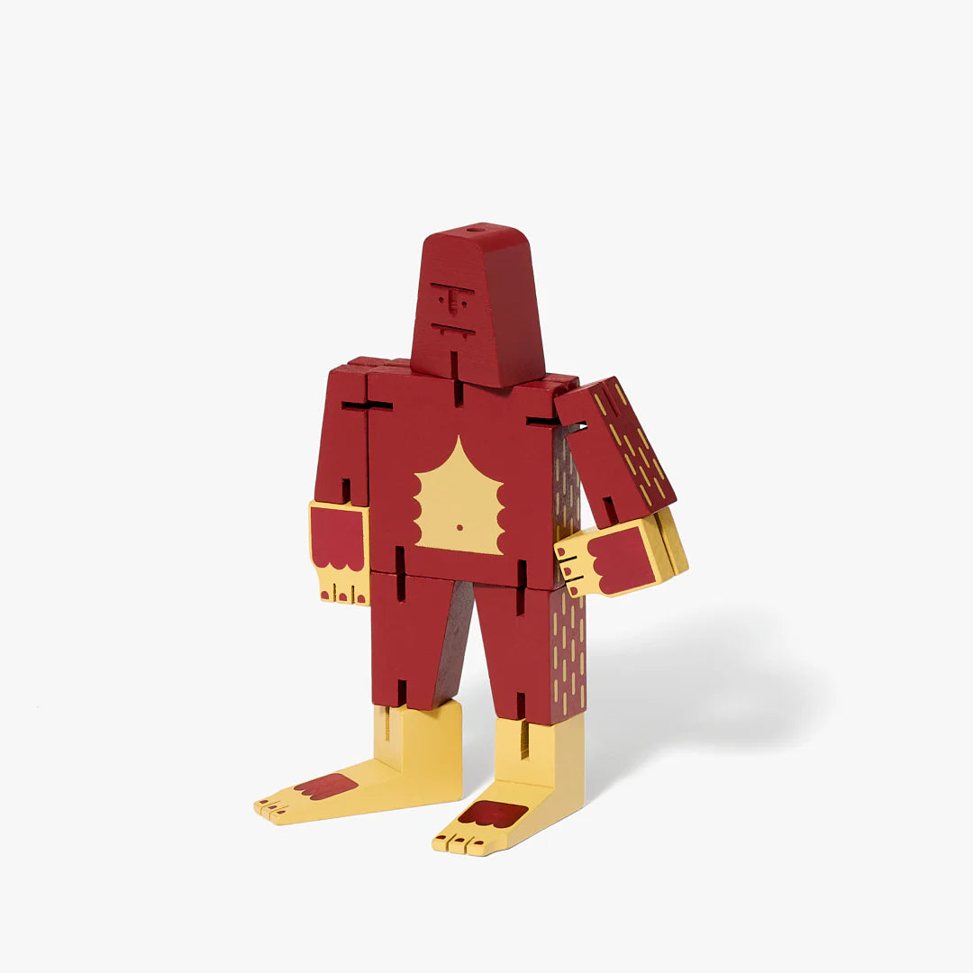 Small Cubebot® Cryptoids Sasquatch Red