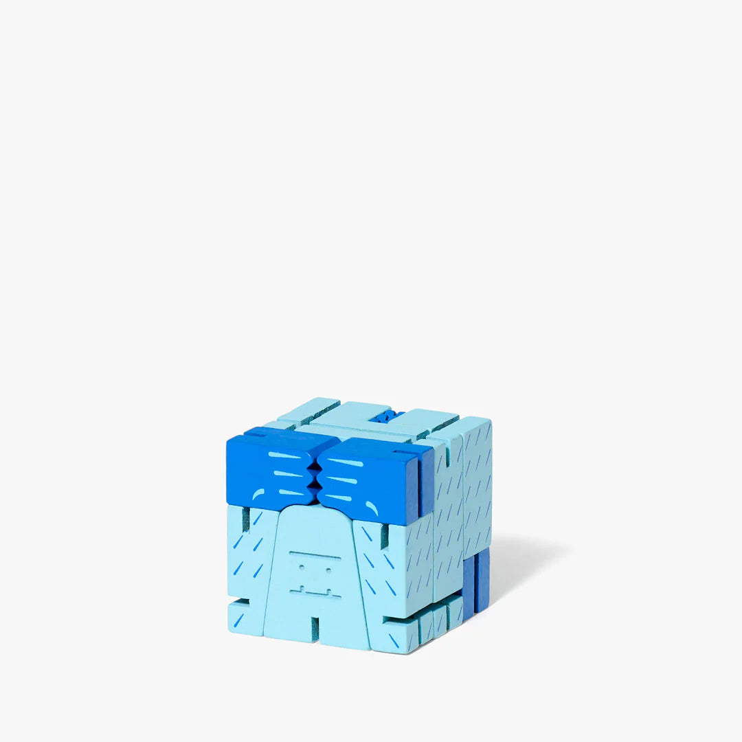 Small Cubebot® Cryptoids Sasquatch Red