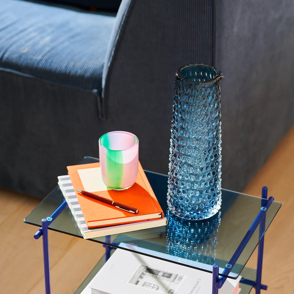 Danish Summer Water Carafe/ Vase -Olive Green