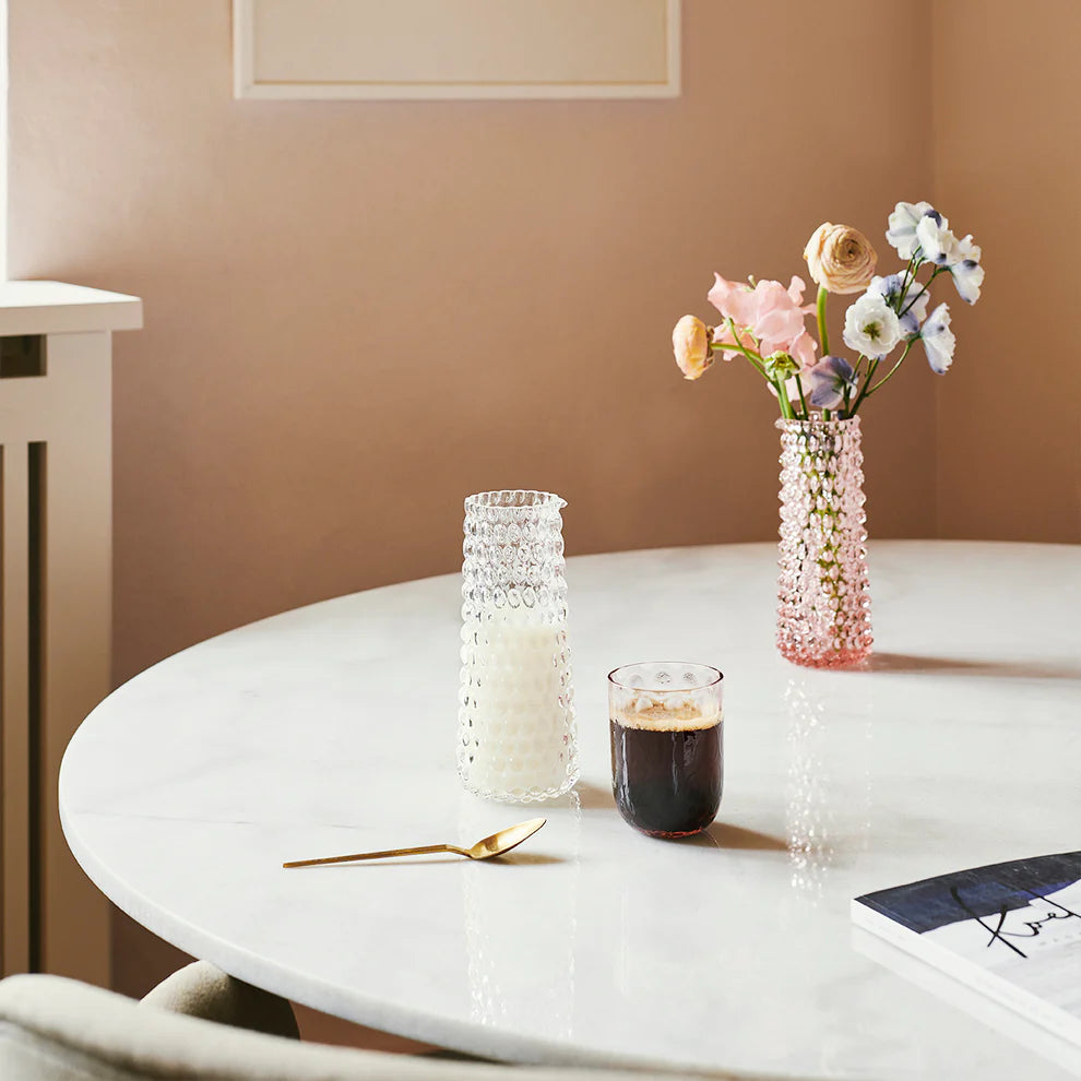 Danish Summer Milk Pitcher / Vase -Pink