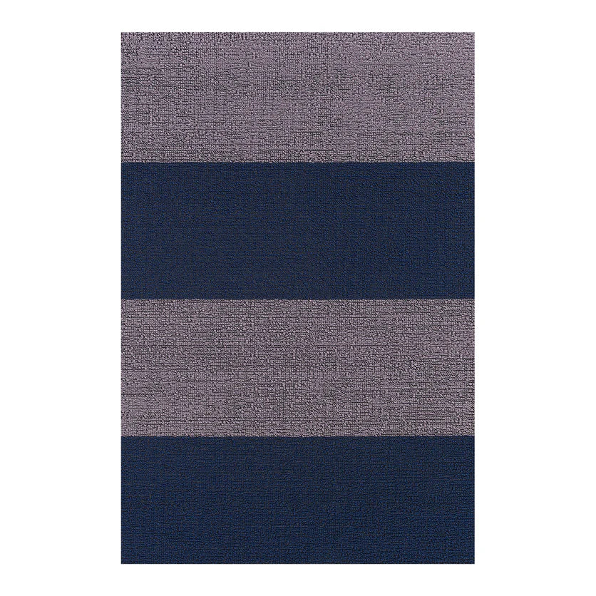 Duo Stripe Shag Mats - Berry
