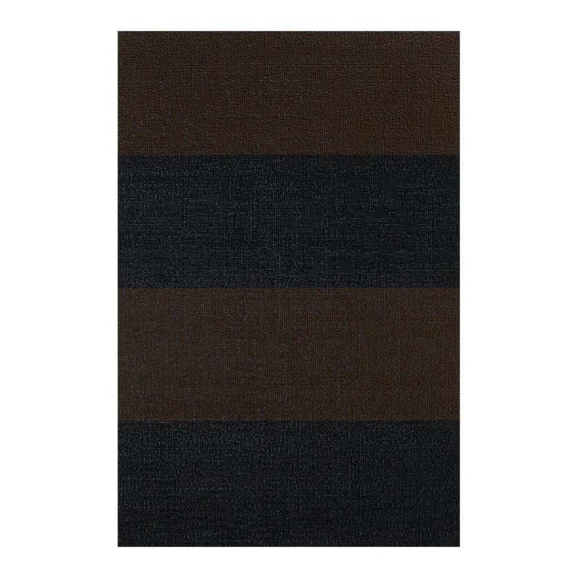 Duo Stripe Shag Mats - Mocha