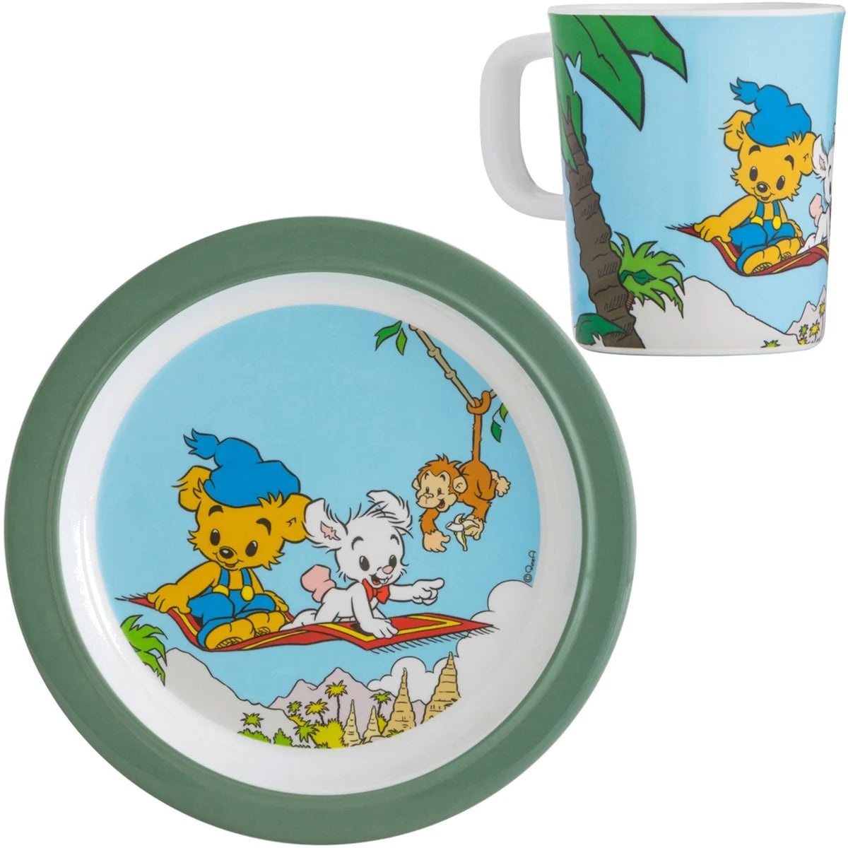 Bamse Jungle, Plate & Mug Set