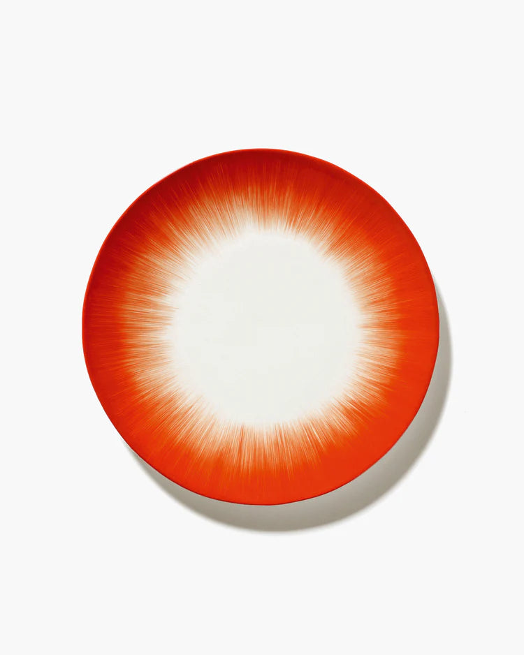 Starter plate white/red variation 5 Dé