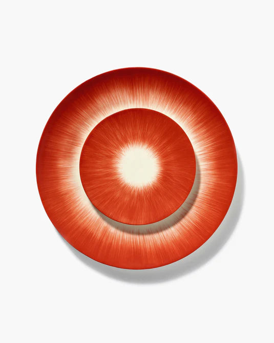 Starter plate white/red variation 5 Dé