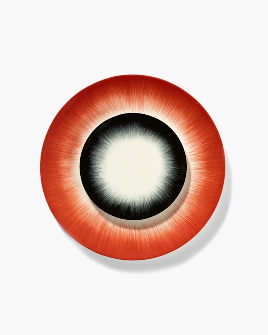 Starter plate white/red variation 5 Dé