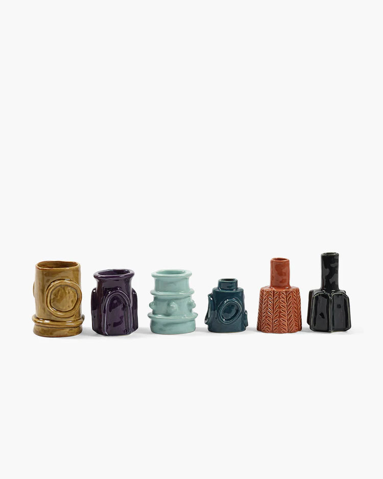 Vase – ass/6 glazed Molly