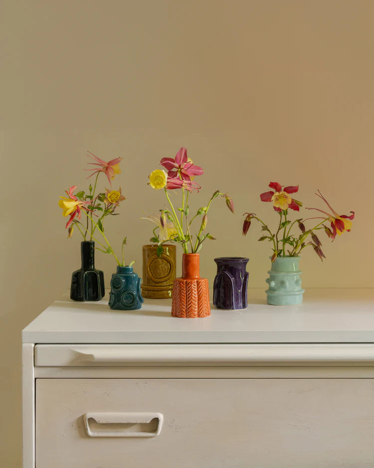 Vase – ass/6 glazed Molly