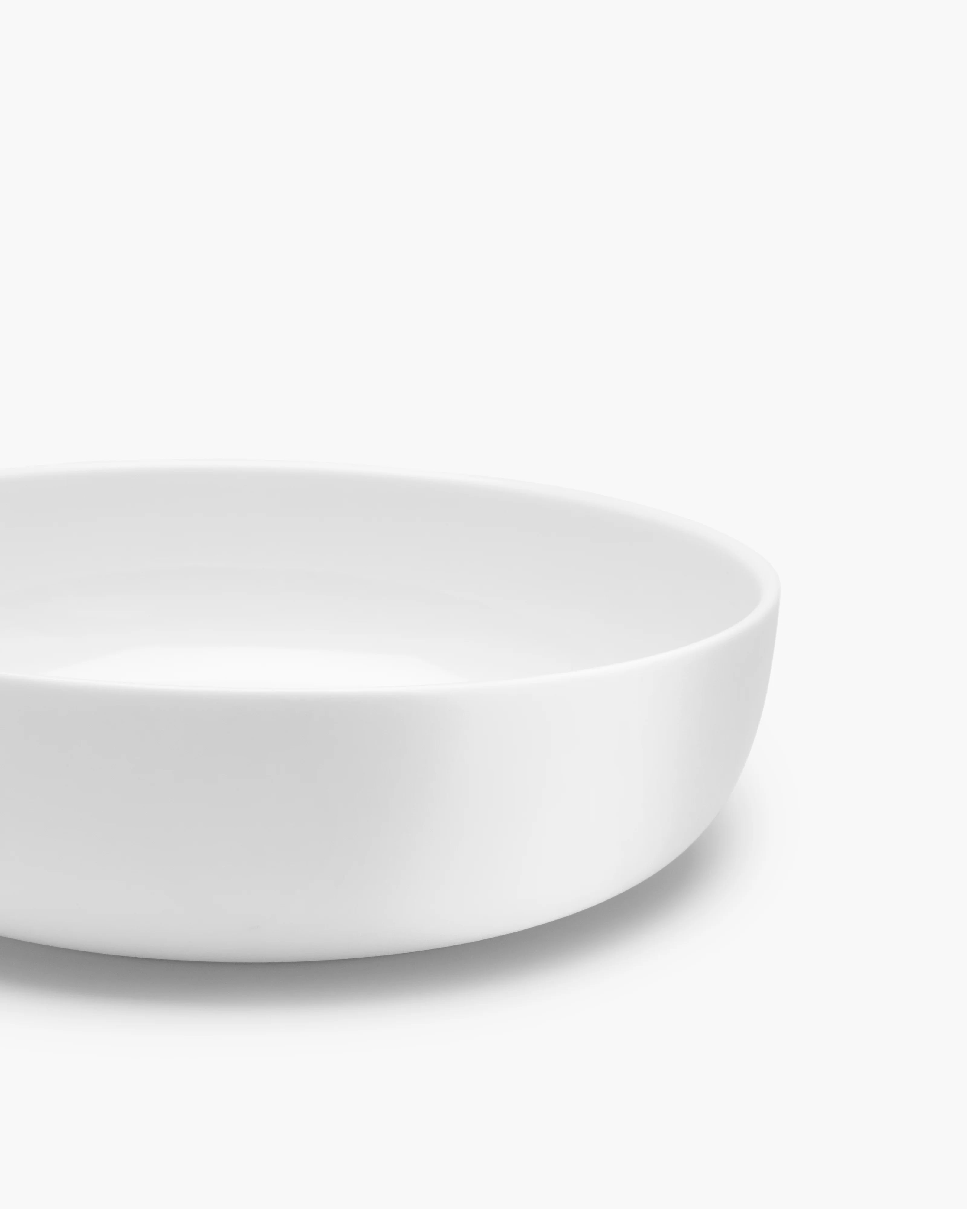Piet Boon Base Deep plate S white glazed Base