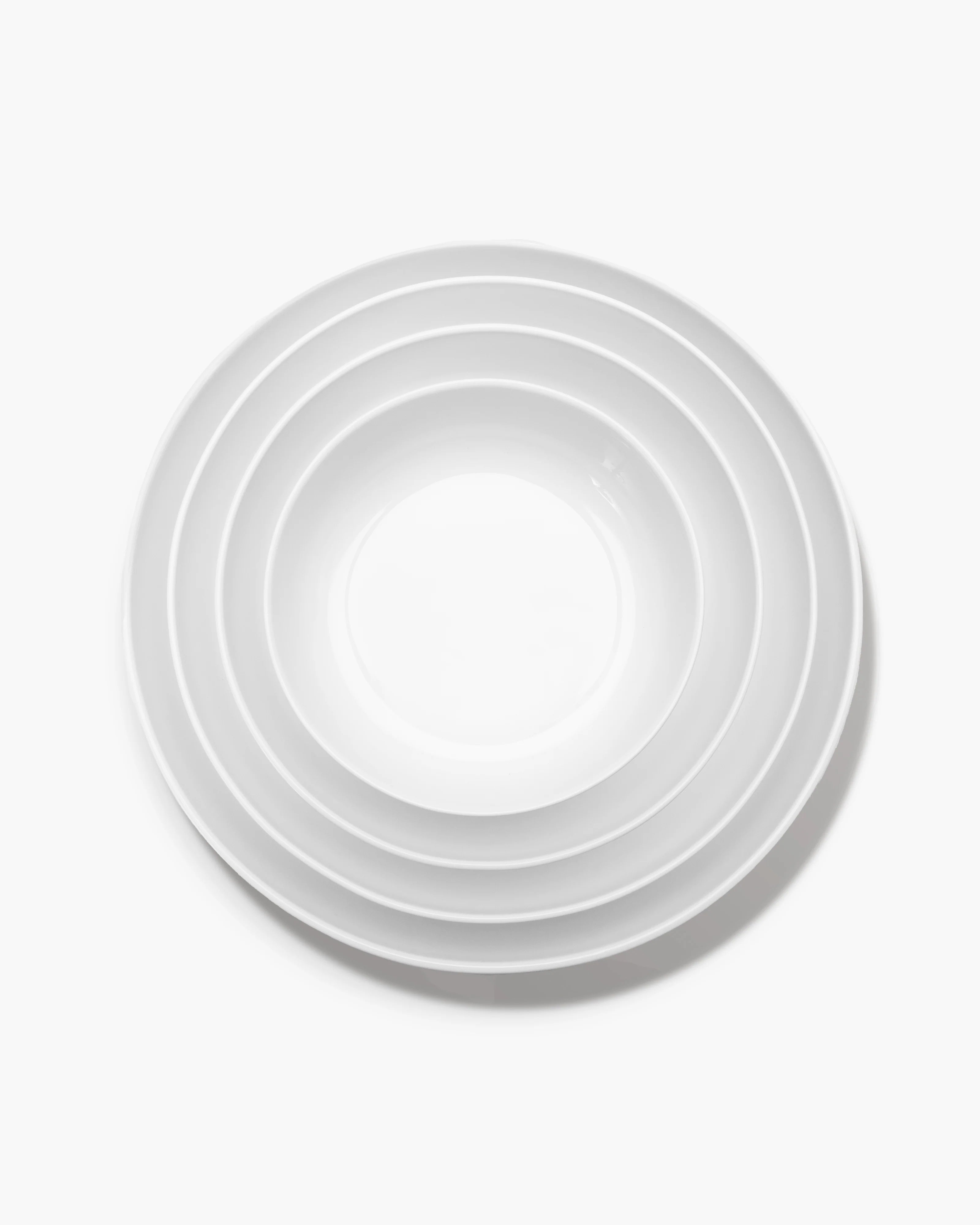 Piet Boon Base Deep plate S white glazed Base