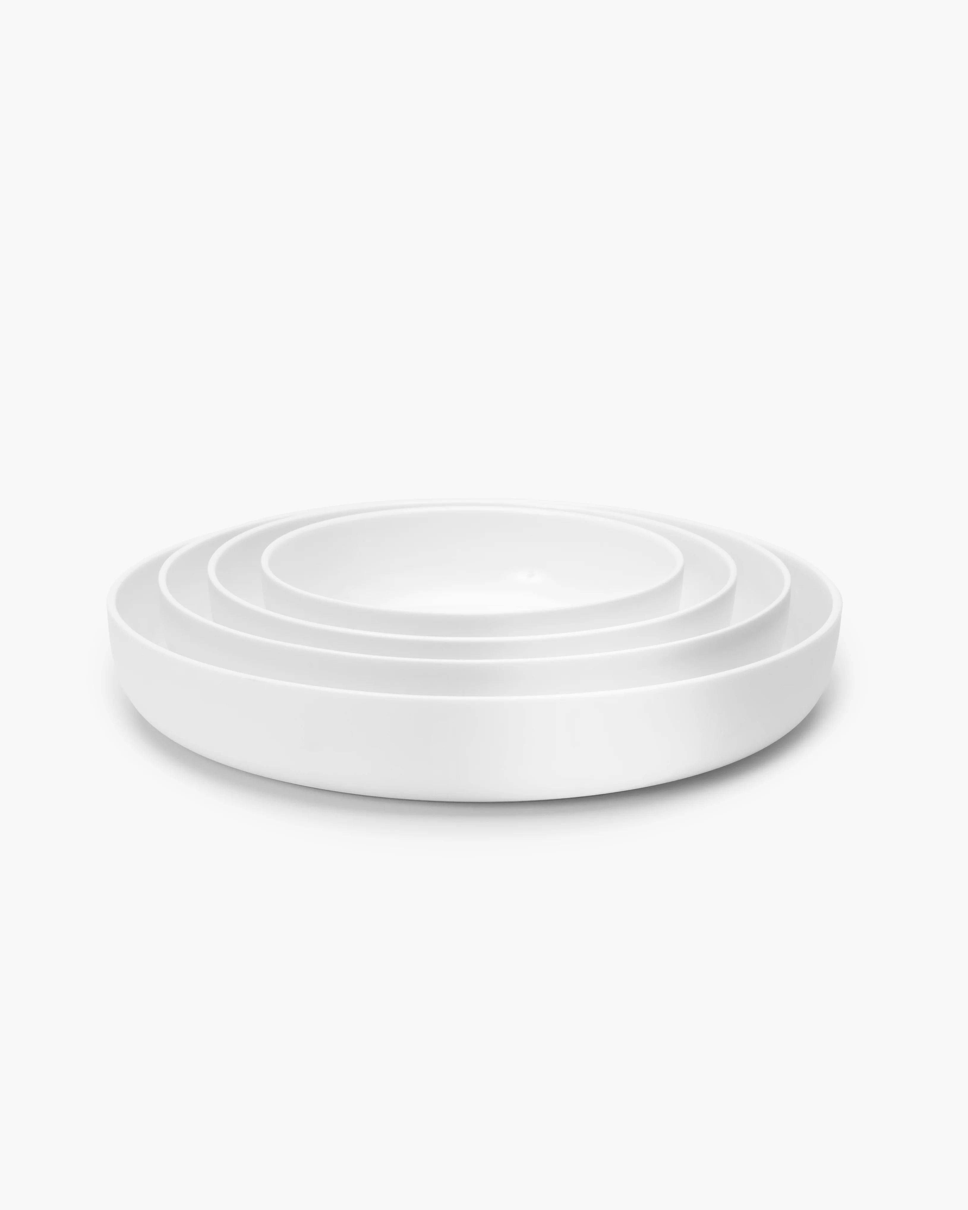 Piet Boon Base Deep plate S white glazed Base
