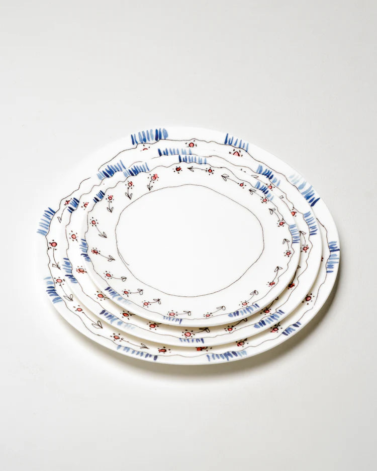 Starter plate Anemone milk Midnight Flowers
