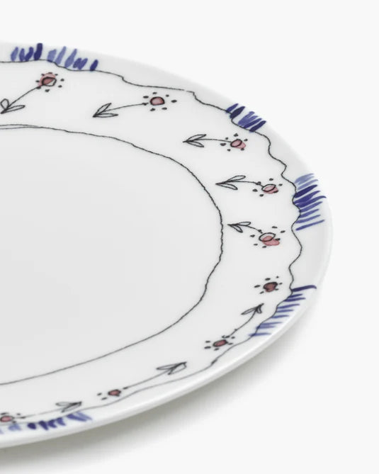 Starter plate Anemone milk Midnight Flowers