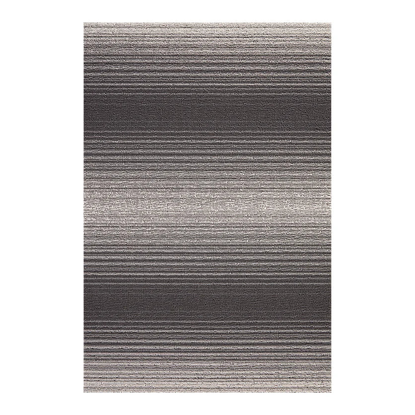 Fade Stripe Shag Mats - Stone