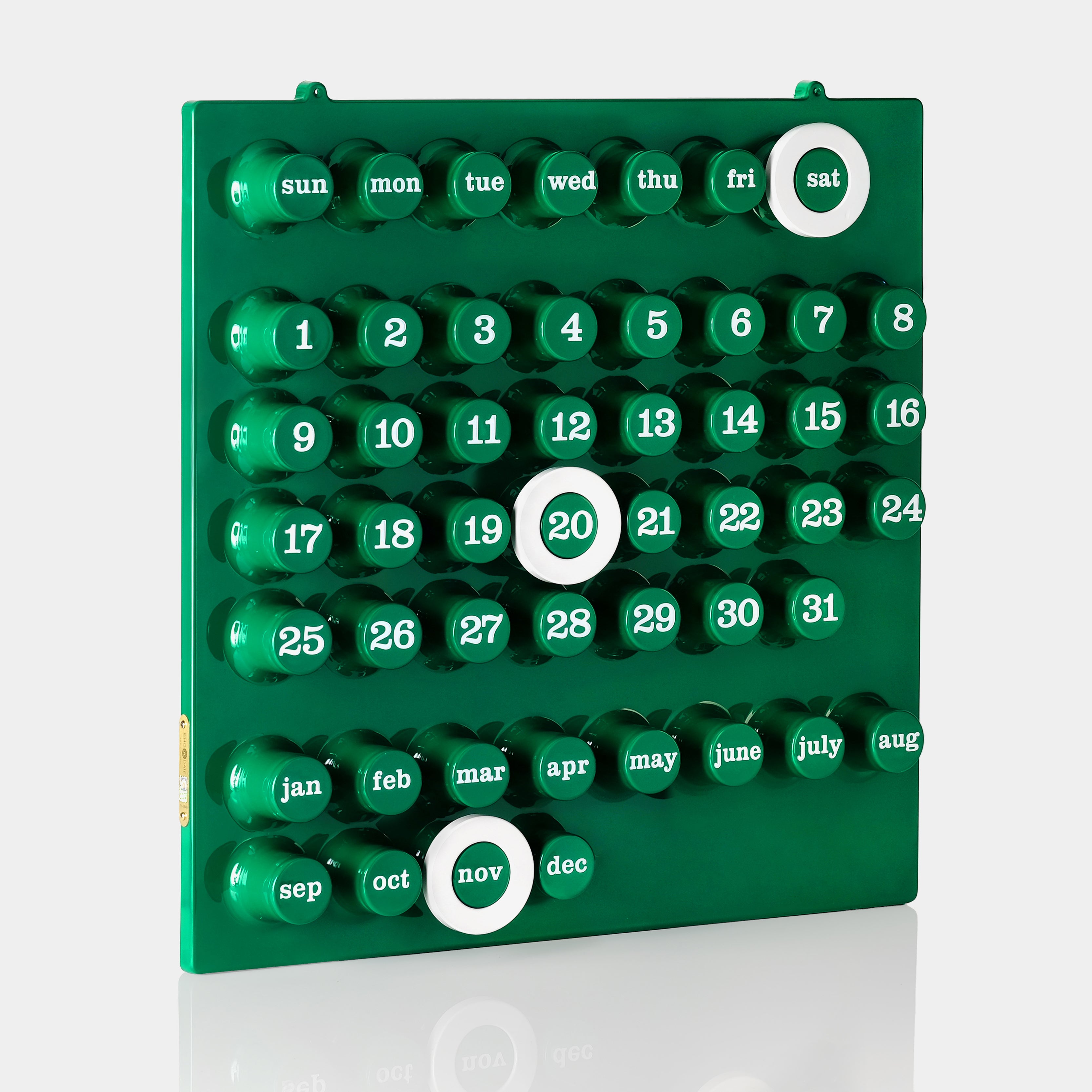 RING-A-DATE – Timeless and Perpetual calendar Yellow *LAST ONE OUT OF PRODUCTION