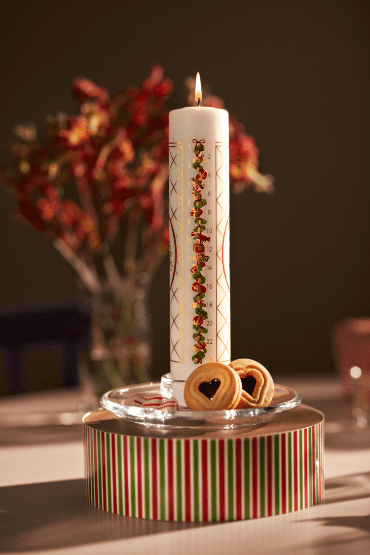 Holmegaard Christmas Advent Candle 2025 Ø5 cm/