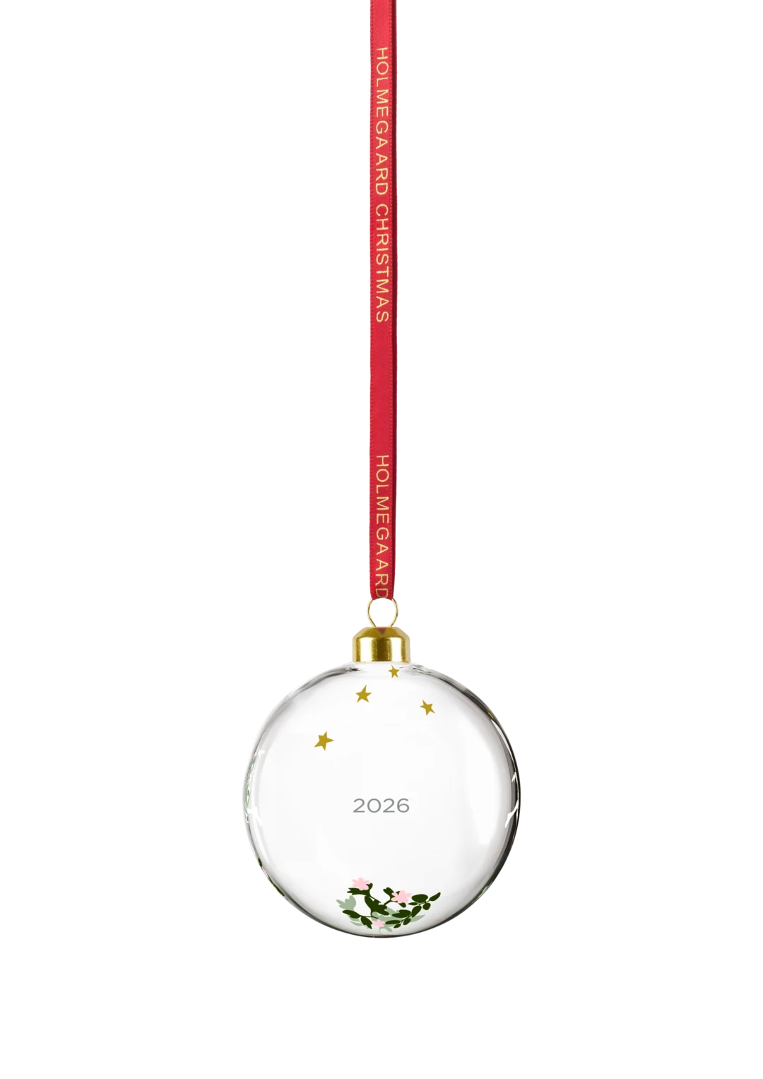 Holmegaard Annual Christmas Bauble 2026 clear