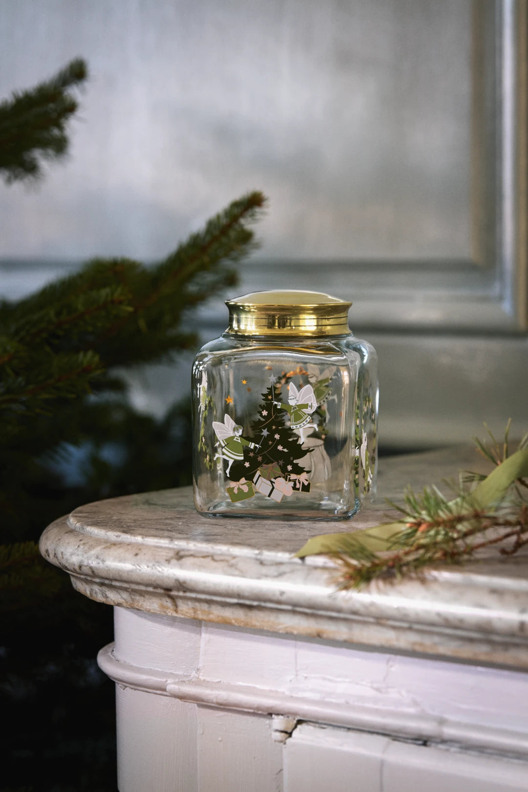 Holmegaard Christmas Biscuit jar 2026 H16 cm / 6.3 in multi