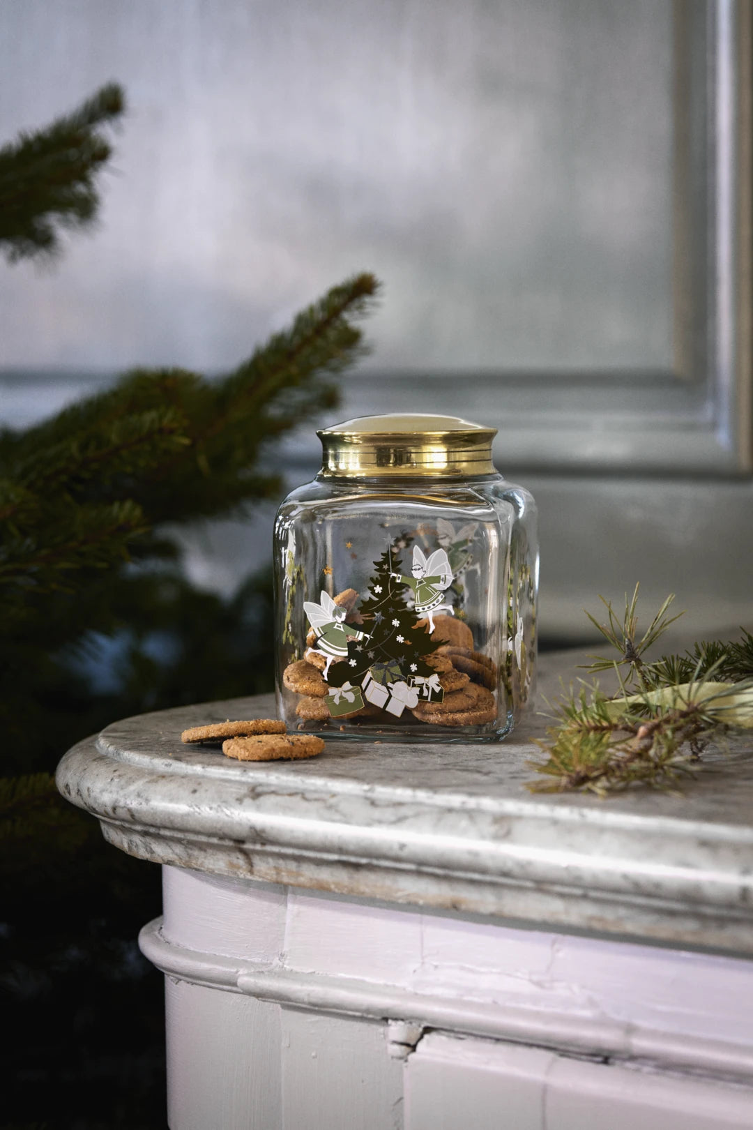 Holmegaard Christmas Biscuit jar 2026 H16 cm / 6.3 in multi