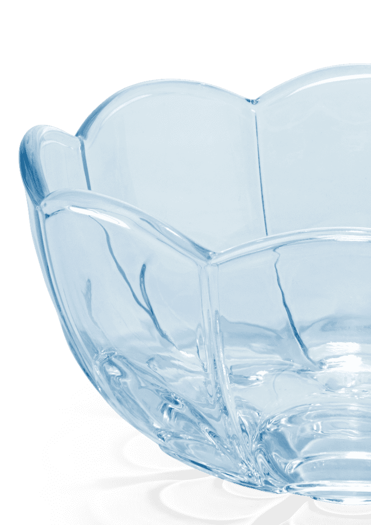 LILY Tealight holder Ø7 cm - Blue Iris