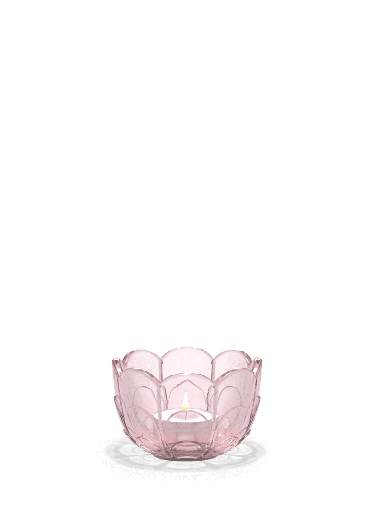 LILY Tealight holder Ø7 cm - Rose, Cherry blossom
