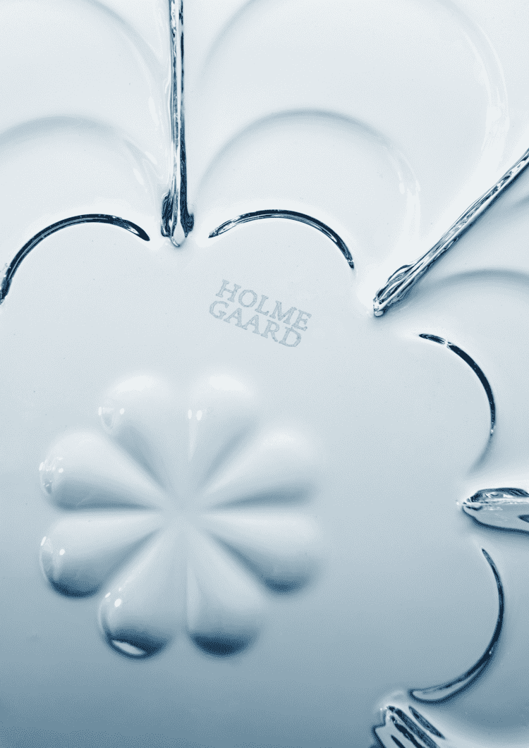 LILY Vase H19 cm - Blue Iris