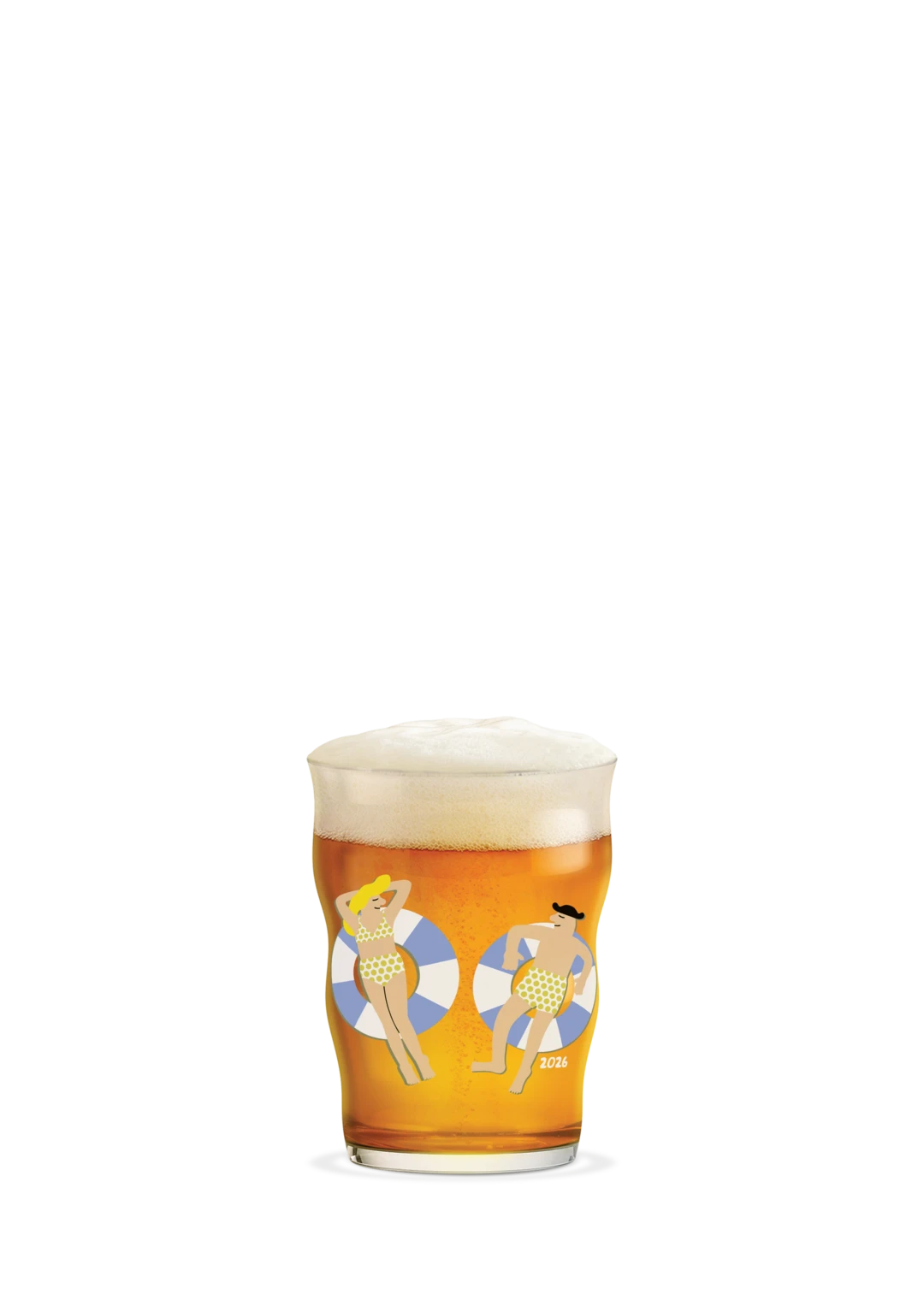Holmegaard x Mikkeller Beer Glasses Annual Glass, 2026, V 40cl : 13.5 oz