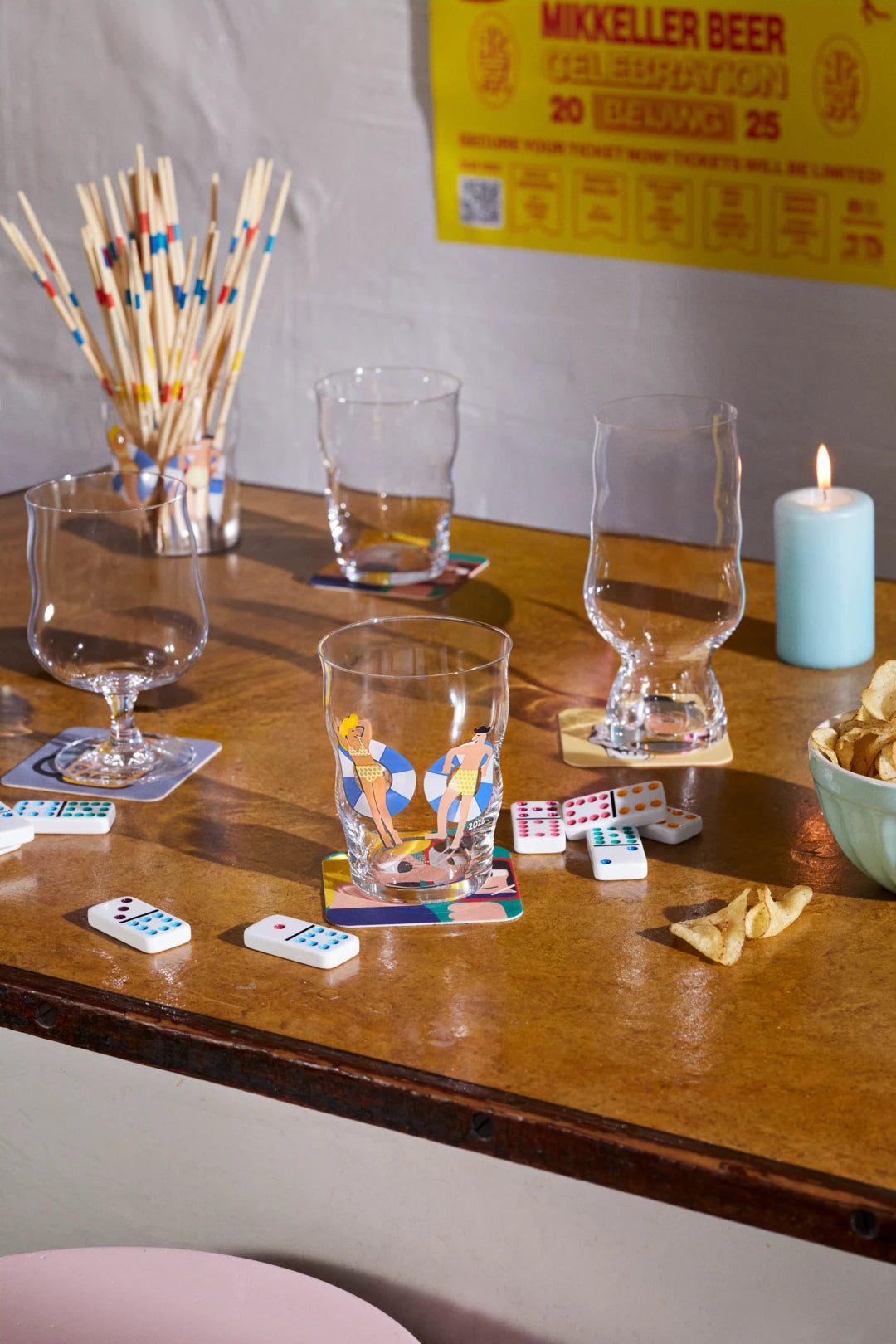 Holmegaard x Mikkeller Beer Glasses Annual Glass, 2026, V 40cl : 13.5 oz