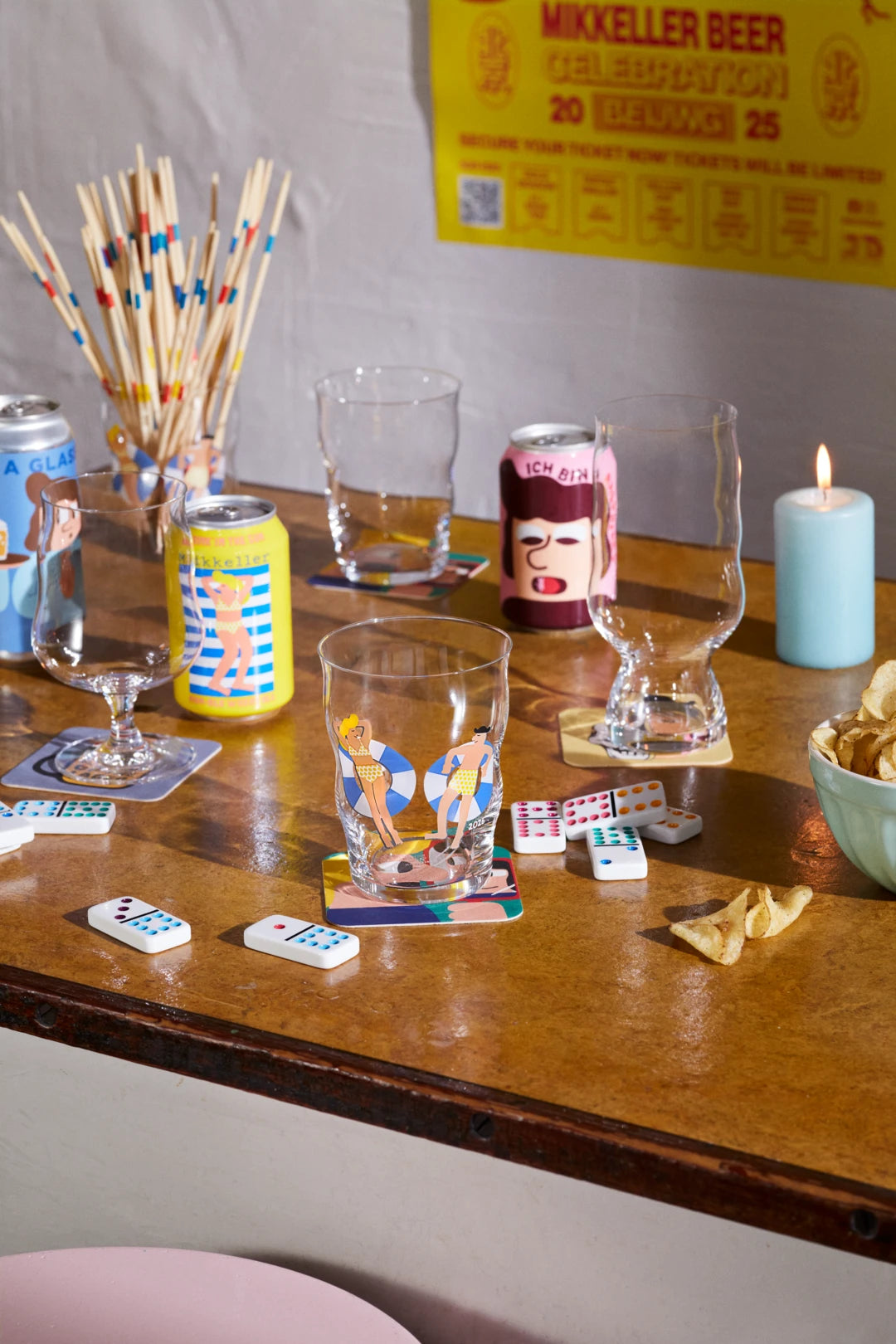 Holmegaard x Mikkeller Beer Glasses Annual Glass, 2026, V 40cl : 13.5 oz