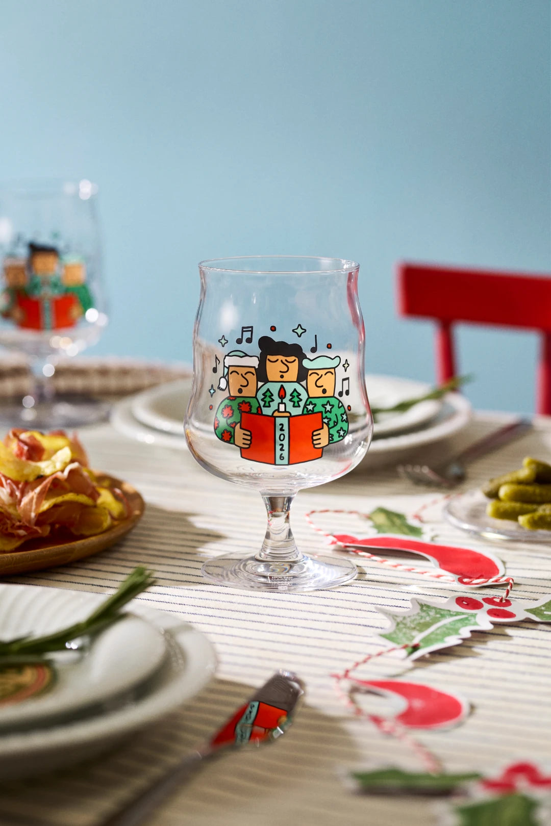 Mikkeller Universal Beer Glass 2026 40 cl / 13.5 oz clear w. deco