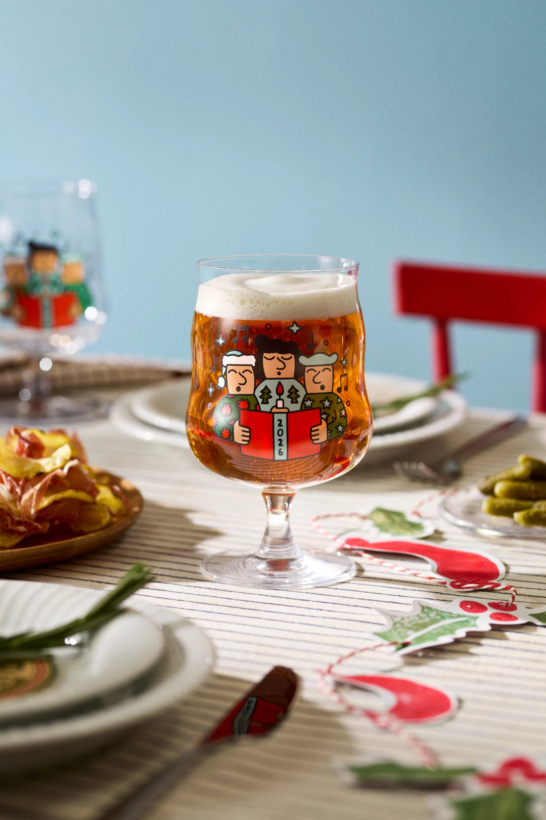 Mikkeller Universal Beer Glass 2026 40 cl / 13.5 oz clear w. deco