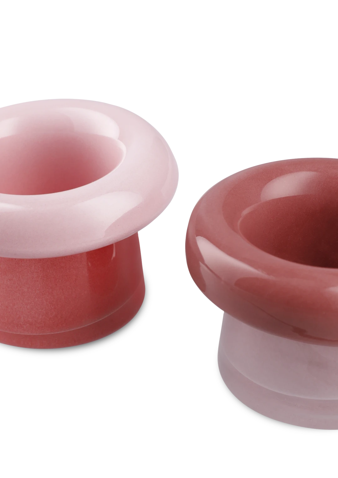 Soma Tealight Holder Dia. 7.5 cm / 3 in rose/terracotta 2 pcs.
