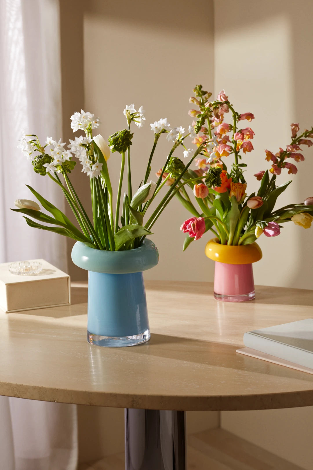 Soma Vase H22.5 cm Blue Light blue/aqua