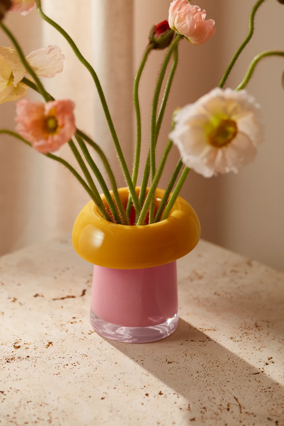 Soma Vase H16.5 cm pink/orange