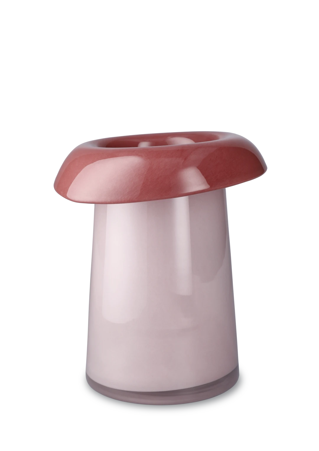 Soma Vase H22.5 cm / H8.6 in Rose Rose Terracotta