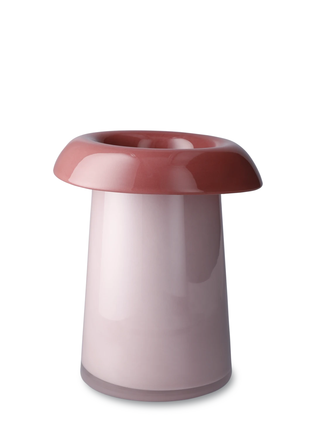 Soma Vase H22.5 cm / H8.6 in Rose Rose Terracotta