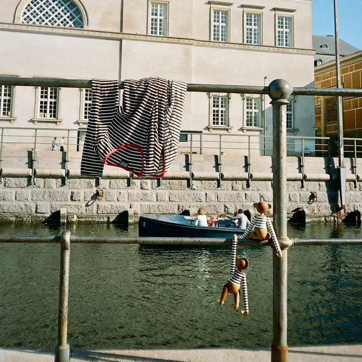 Kay Bojesen Monkey Small X MADS NØRGAARD -Black / white