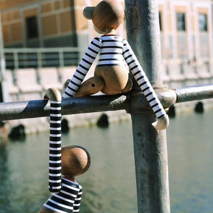 Kay Bojesen Monkey Small X MADS NØRGAARD -White / black