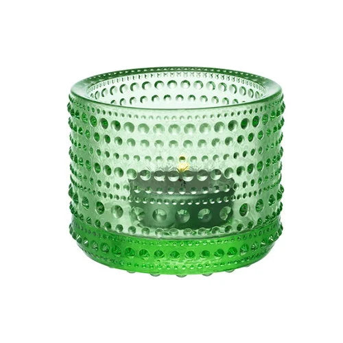 Iittala Kastehelmi Tealight candleholder 64mm Apple green