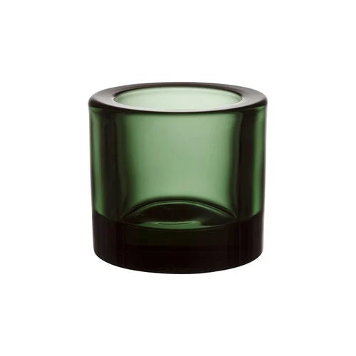 Kivi Tealight candleholder 60mm Pine green