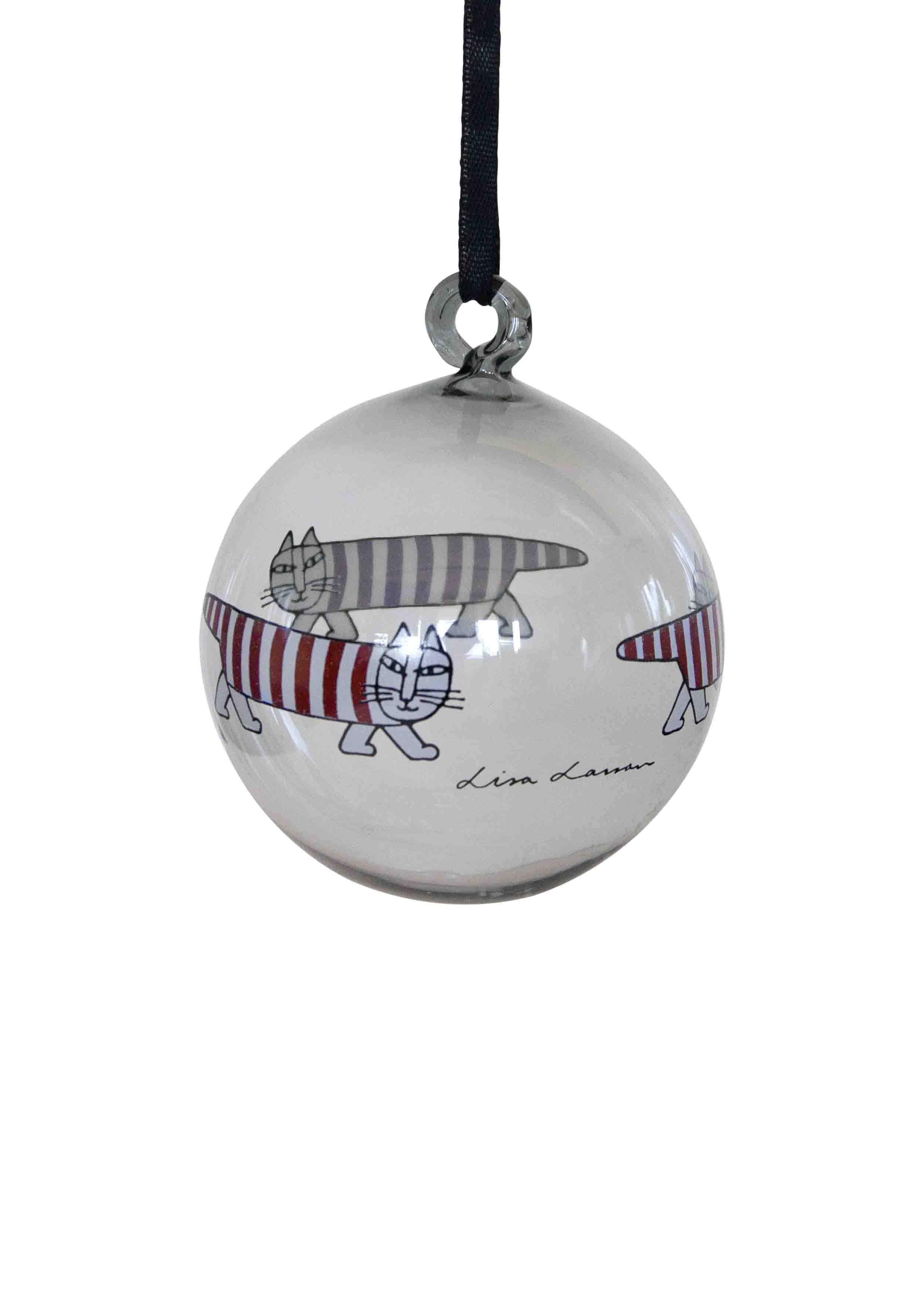 ORNAMENT LISA LARSON MIKEY GLASS BALL 8CM