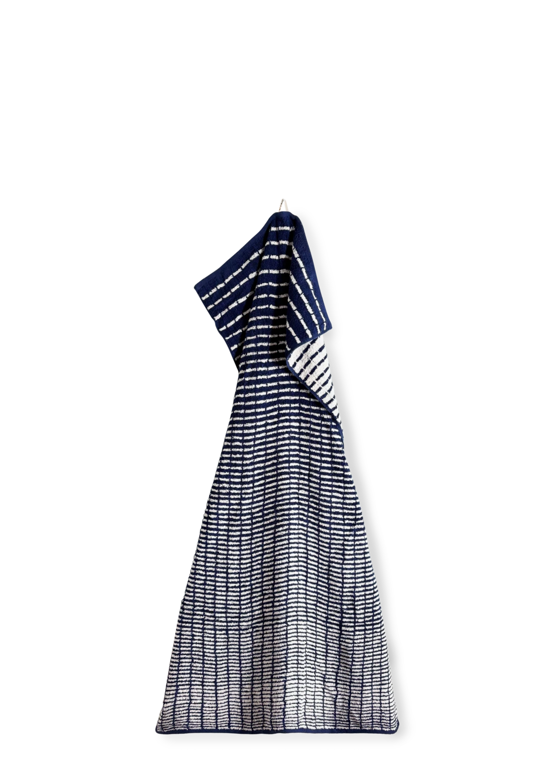 Nuance Bath Towel 50x100 cm dark blue/white