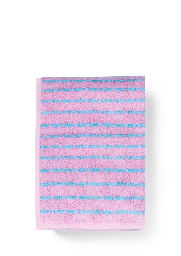 Nuance Bath Towel 50x100 cm Rose Light blue/ Rose
