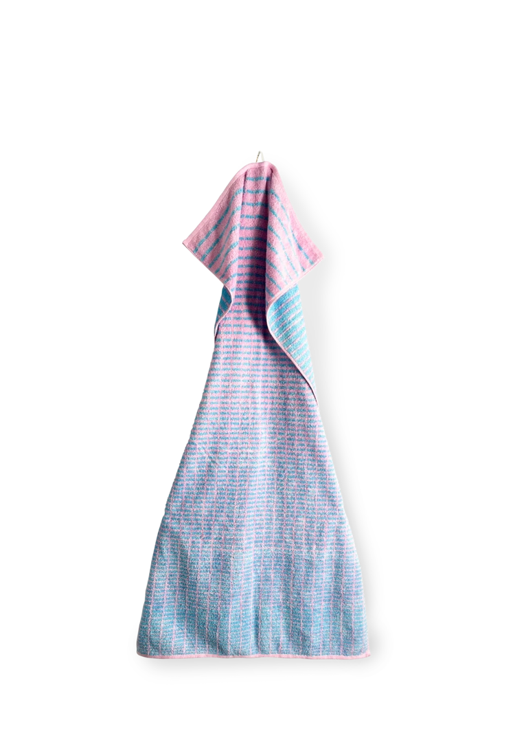 Nuance Bath Towel 50x100 cm Rose Light blue/ Rose