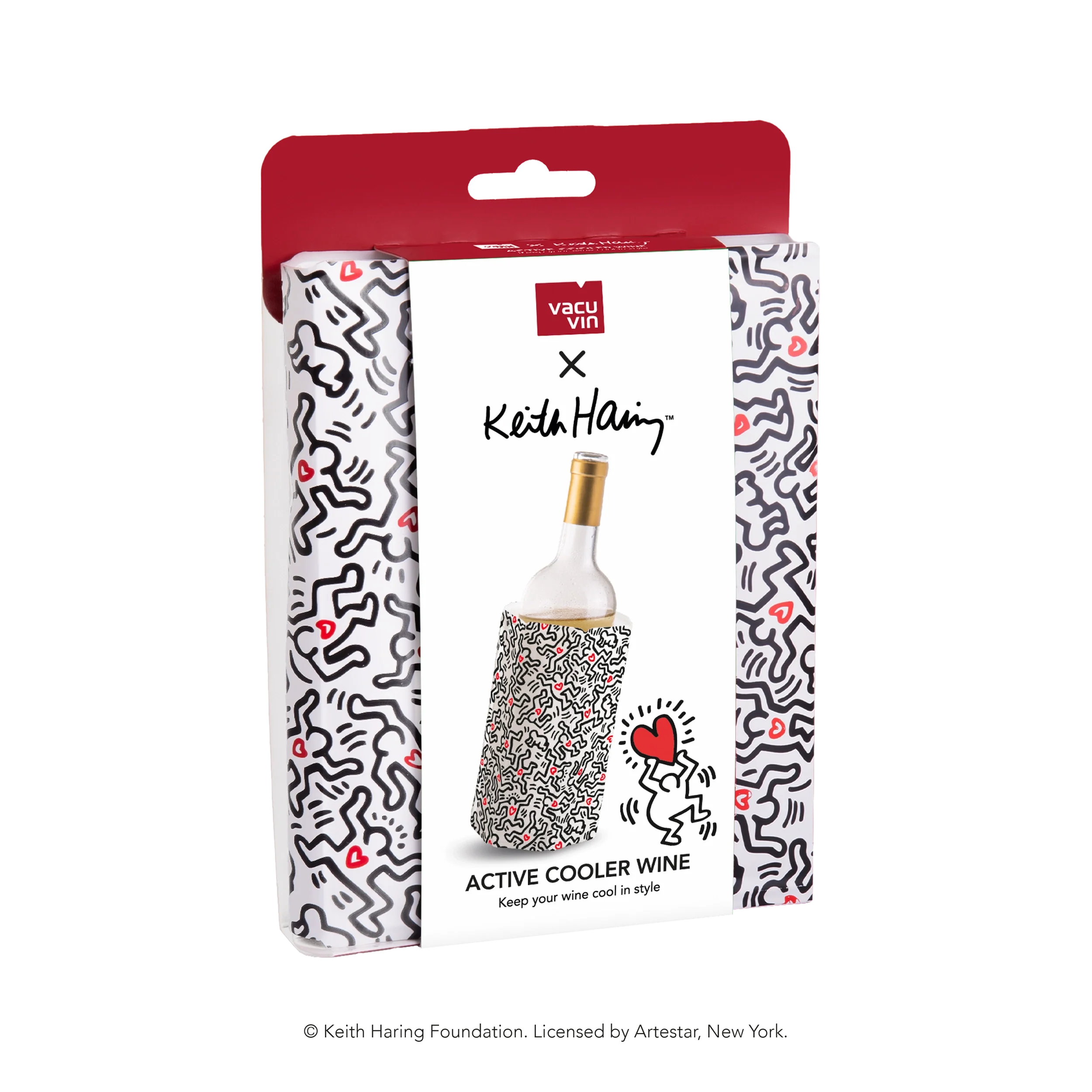 Active Cooler Wine Sleeve Keith Haring