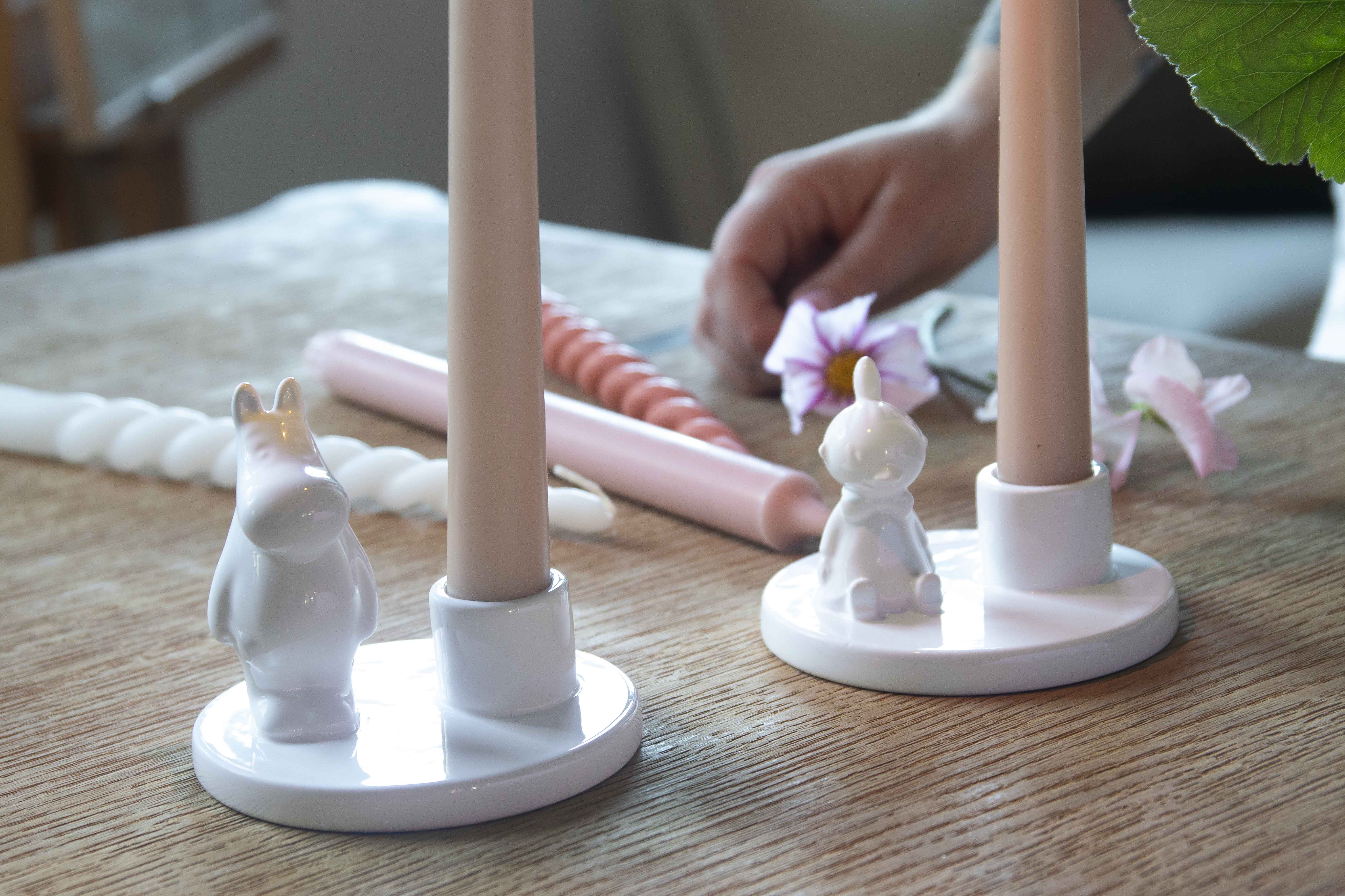 CANDLE HOLDER CERAMIC MOOMIN