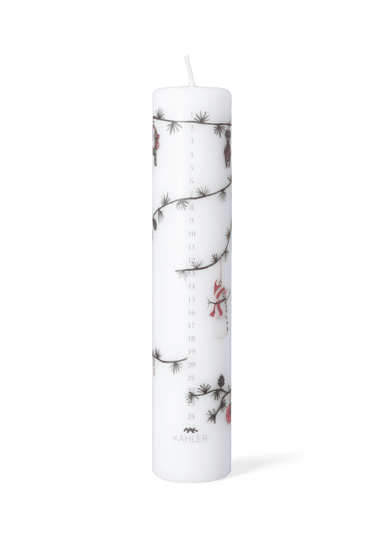 Hammershøi Christmas Advent Candle 2025 Ø5 cm