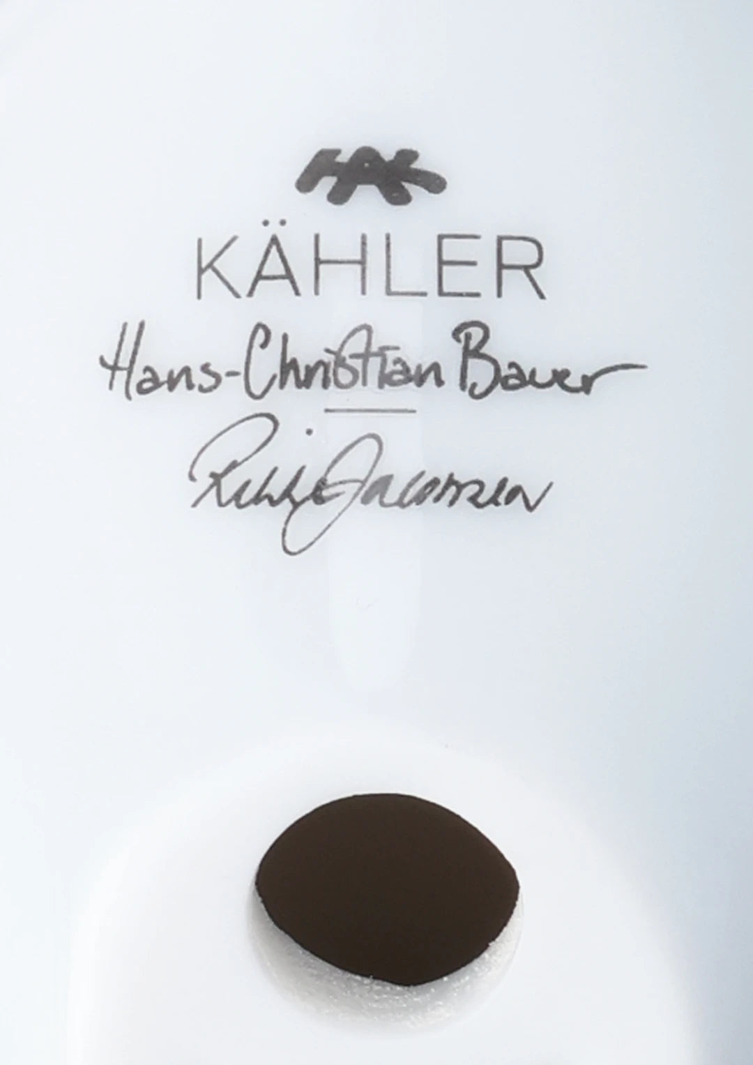 Hammershoi Christmas Goose H 8 cm / 3.1 in white w. deco