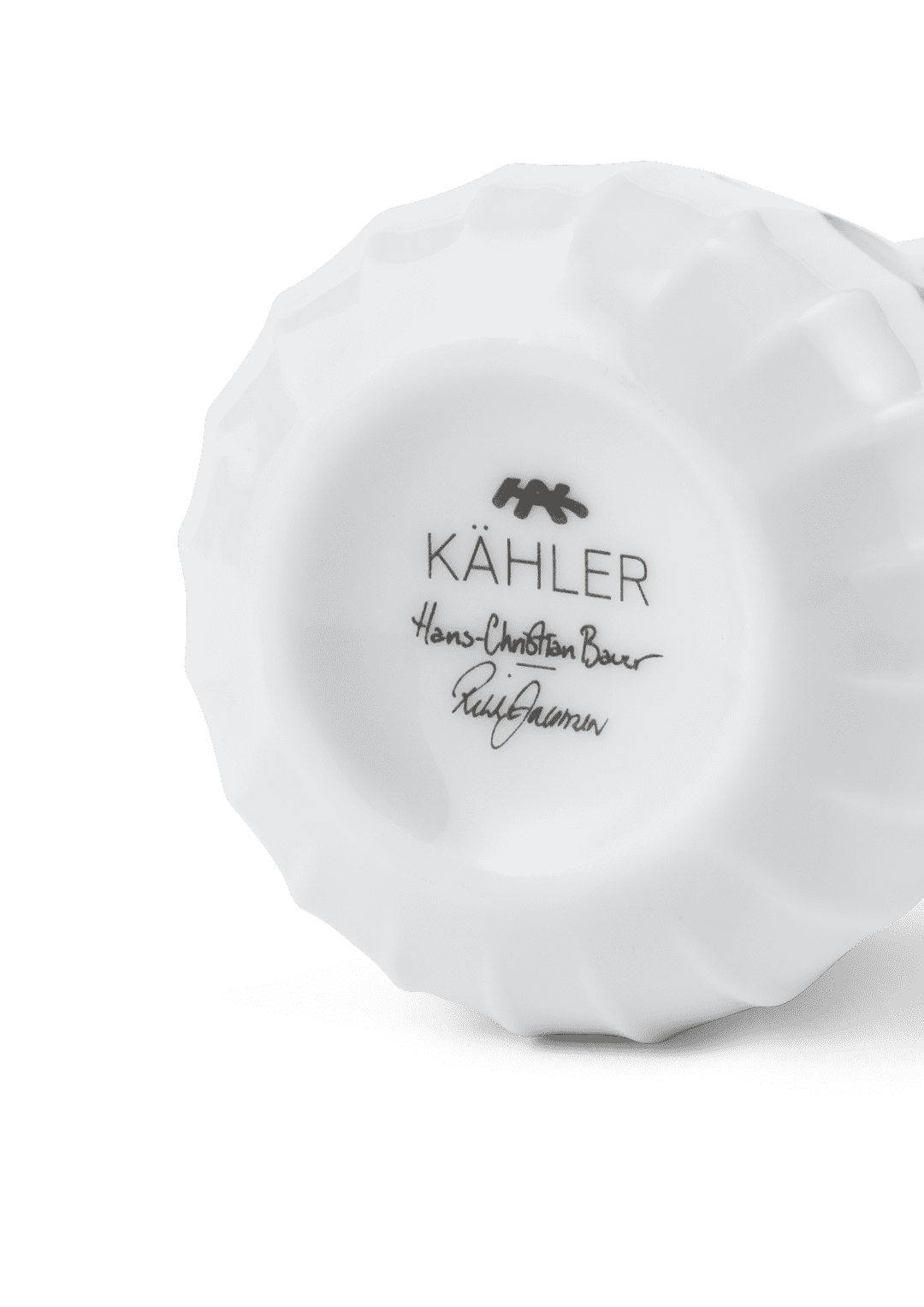 Hammershoi Christmas Snowwoman, Hanging H 3.5" White W. Deco